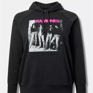 Torrid Black Ramones Graphic Hoodie